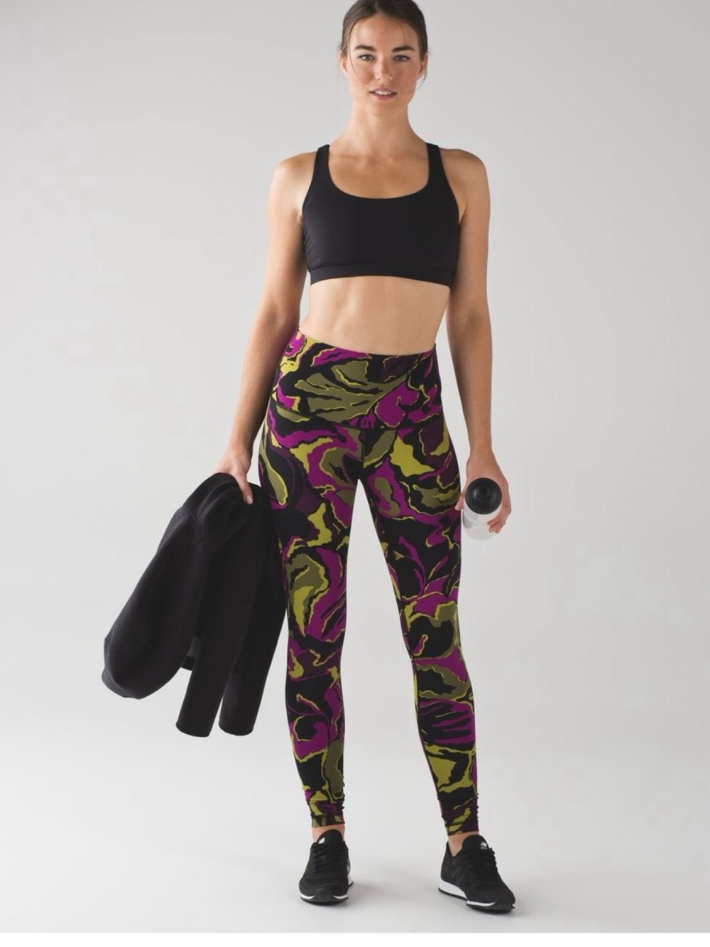 lululemon athletica High-Rise Purple & Olive Camo-Print Leggings